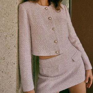 Reformation Tweed Jacket
